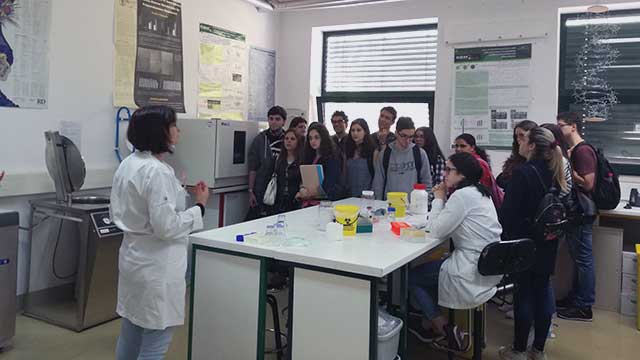 1st year students of the BSc in Biochemistry visit CQM.