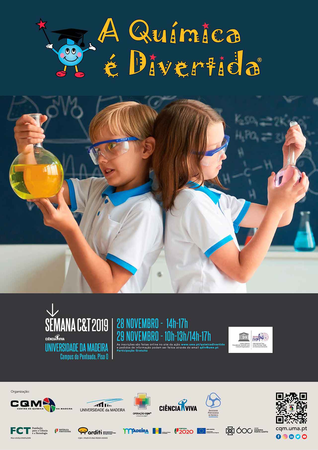 Chemistry is Fun 2019 event poster.