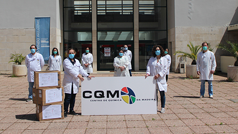 CQM produces sanitizer solution for Dr. Nélio Mendonça Hospital