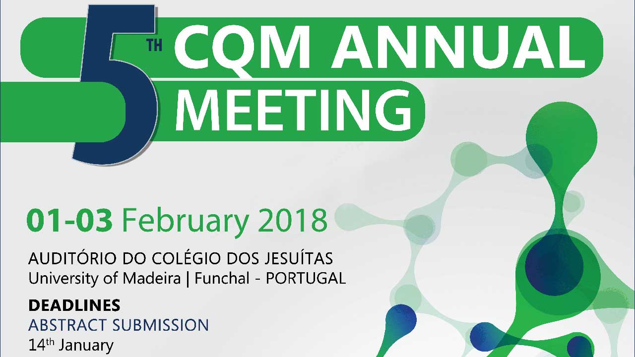 5th CQM Annual Meeting event poster header.