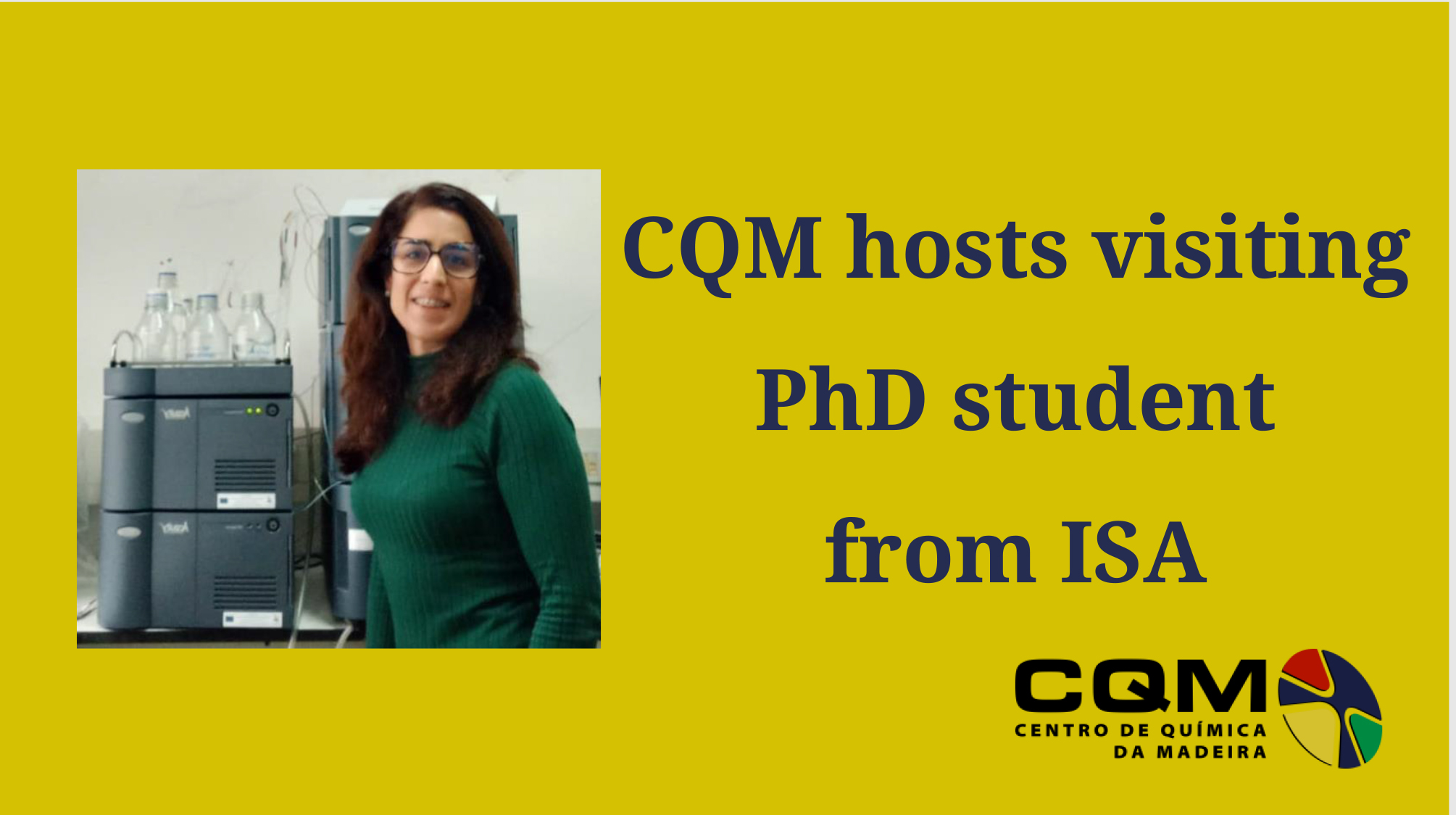 CQM hosts visiting PhD student from ISA