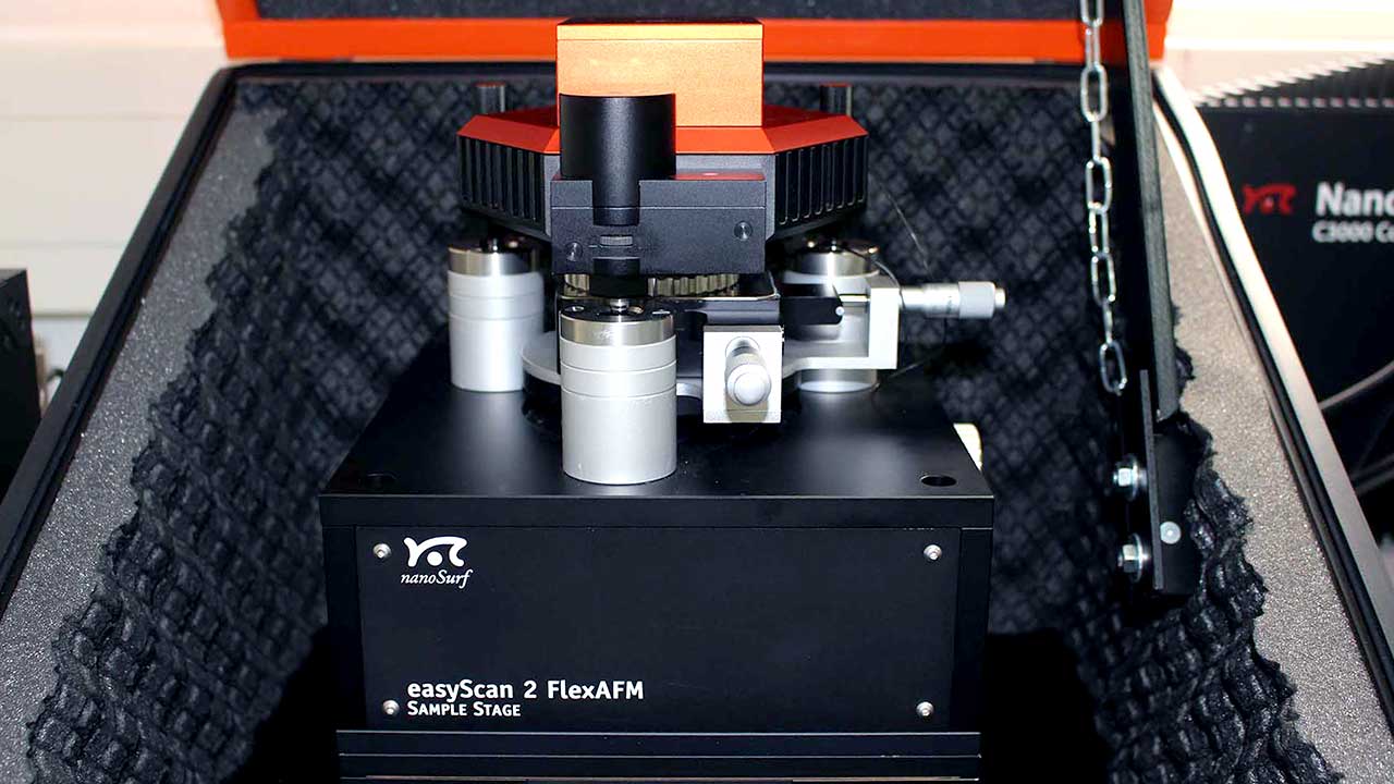 CQM's Atomic Force Microscope.